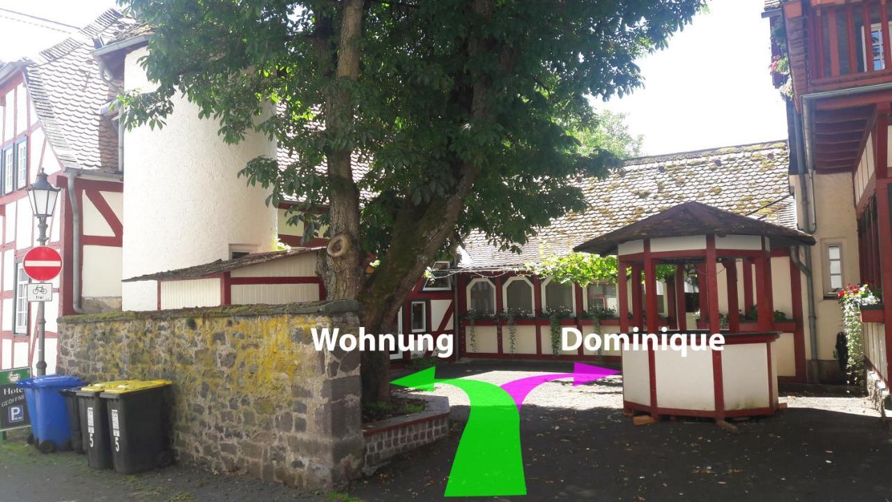 Historische Ferienwohnung Mit Kamin In Lich Exterior foto
